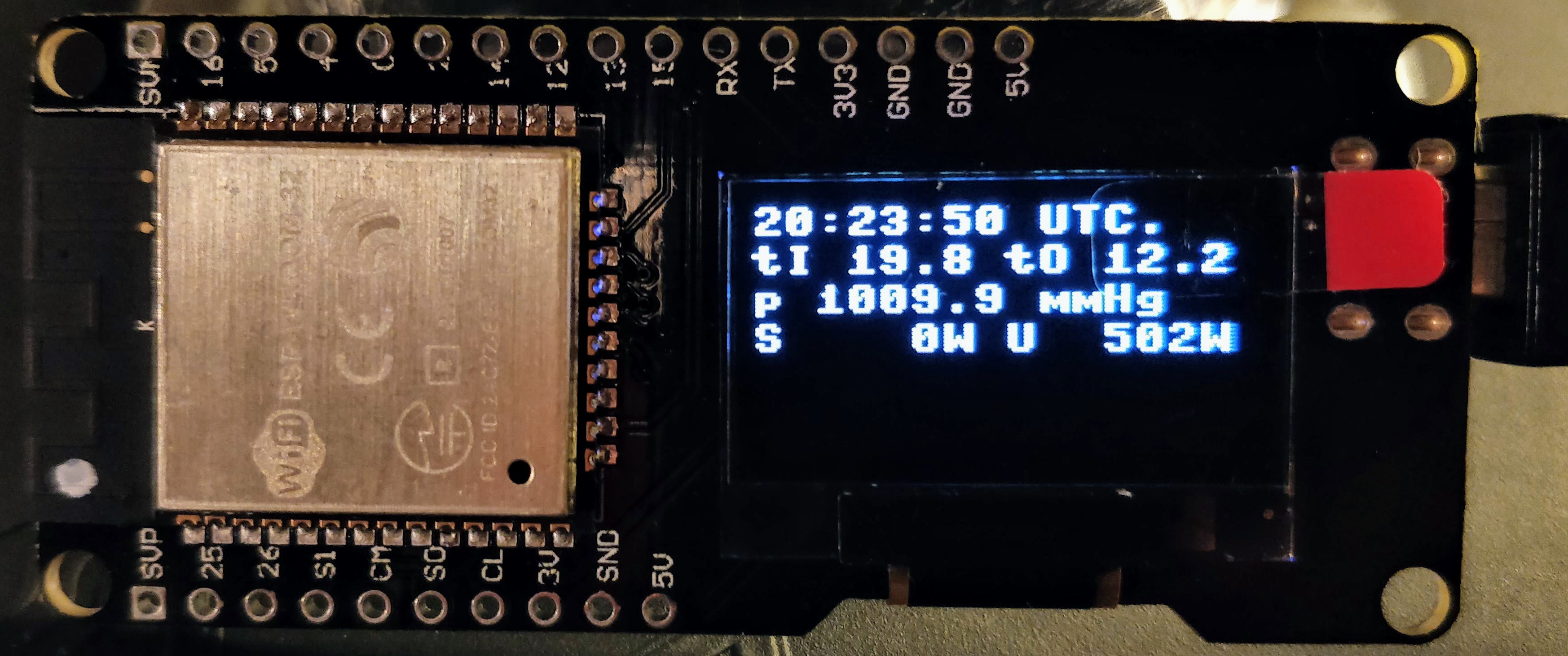 Un display OLED WiFi con ESP32